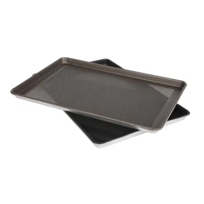 Rectangular Non Stick Carbon Steel Baking Pans placas de molde Multifuncional Bandeja de hornear
