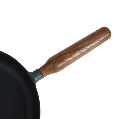 Bandeja de huevo profesional antiadherente libre de PfAs Saludable Enameled fundición Hierro Pan