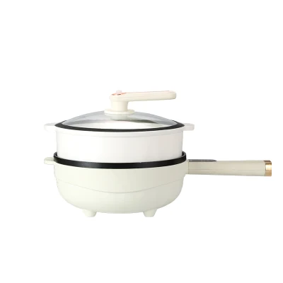 High-Performance 30cm sartén eléctrica tapa de baja presión 1500W Calefacción