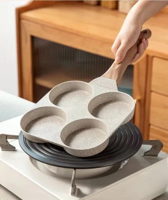 Sartén Tarro de pan de huevo con escamas Tellet Non-Stick Pancake Pan de carne