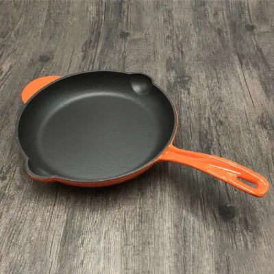 14/16/20/26 cm Juego de utensilios de cocina Enameled Cast sartén Skillet Cast Venta de latas de hierro