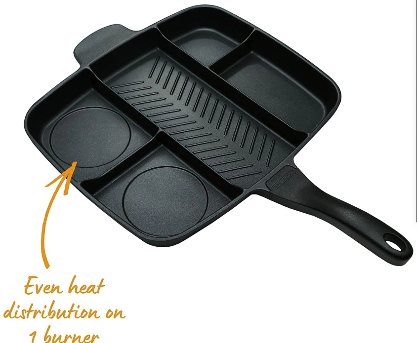 5 in 1 Magic Pan Innovative Cookware Non-Stick Frying Egg Pan