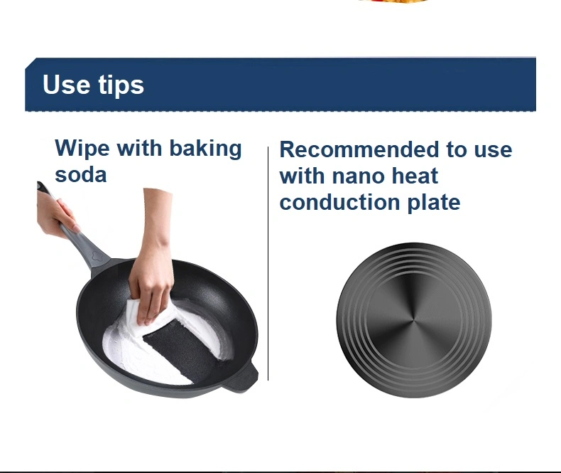 Scratch Resistant Non Toxic Non-Stick Deep Aluminum Frying Pan