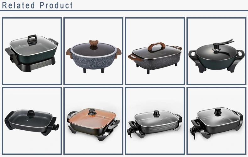 Square Electric Skillet Electric Pan Frying Pan