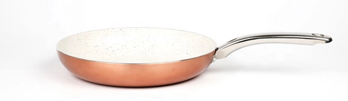 Hot Selling Ceramic Coated Non-Stick Frying Pan Stockpot Copper Cookware Set