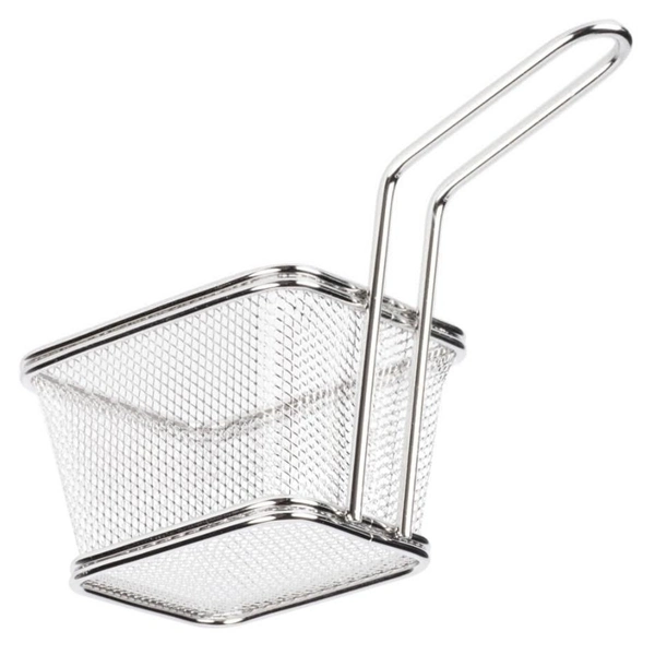 Chips Fry Baskets Stainless Steel Strainer Serving Food Presentation Cooking Tool