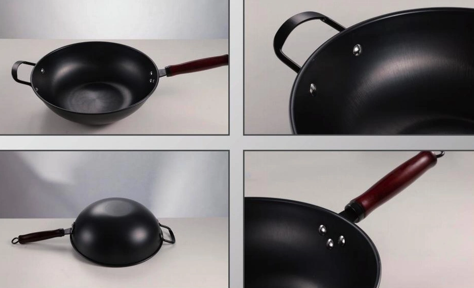 Gas Stove Top Portable Camping Cast Iron Light Weight Frying Wok