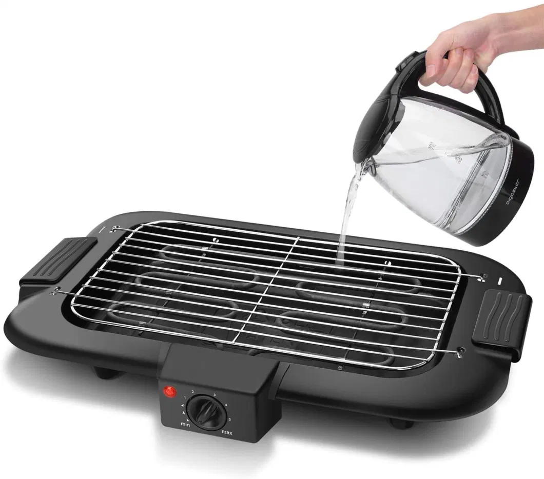 2000W Electric BBQ Grill Smokeless Grill Plate Indoor Grill Pan