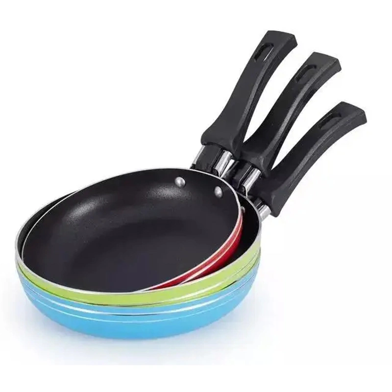 14cm Small Size Aluminum Induction Mini Frying Pan Nonstick Fry Pan for Egg Pancake Skillet with Stay Cool Handle