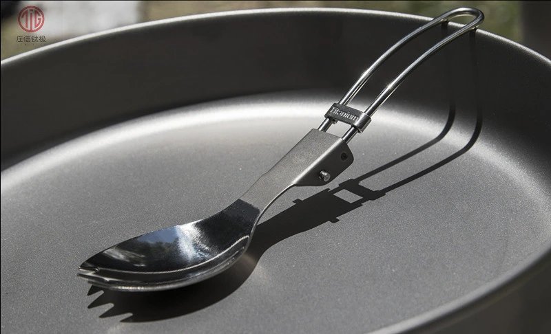 Titanium Food Grade Frying Pan Camping Tableware Products