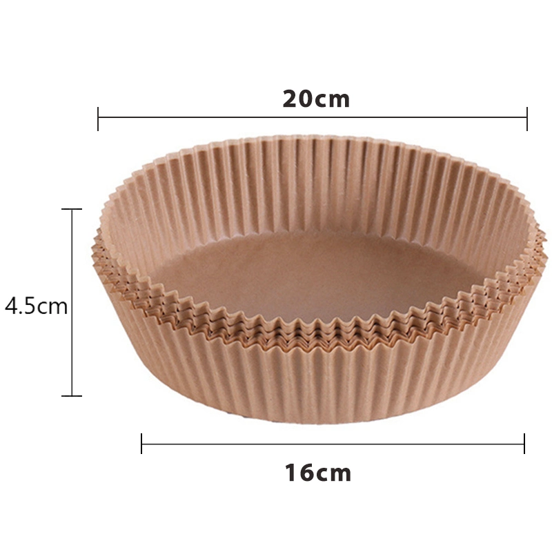 Air Fryer Parchment Paper Liners Customize Non-Stick Basket Mat for Frying Pan Dutch Oven Greaseproof Disposable Air Fryer Paper