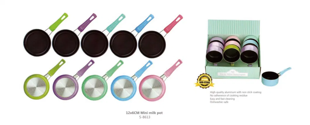 Eco-Friendly Mini Nonstick Frying Pan with Silicone Handle