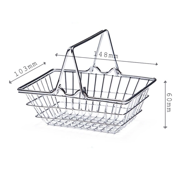 Stainless Steel French Fries Holder Table Food Display Rack Basket