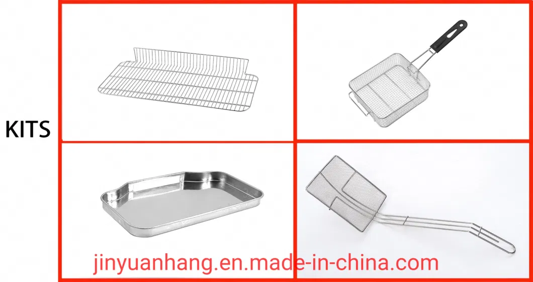 French Fries Fried Chicken Kitchen Equipment Machine Commercial Double-Pot Desktop Gas Deep Fryer Bdh-12lw