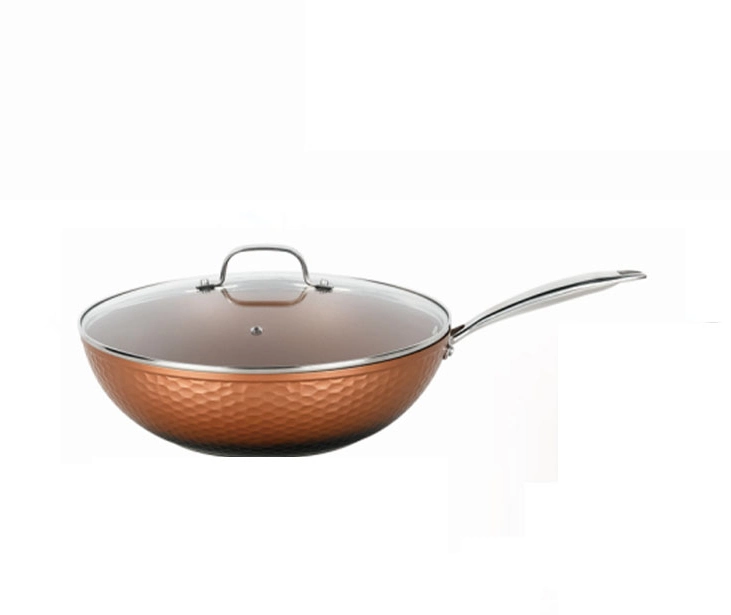 Kitchen Non-Stick Coating Cooking Tools Hammered Medical Stone Kitchenware Soup Pot Frying Pan Cookware Sets