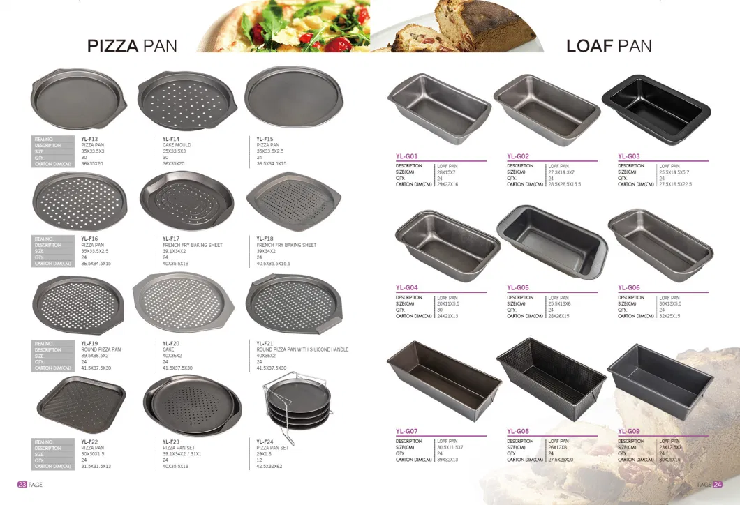 Non Stick Carbon Steel 0.4mm Cake Baking Mold Silver Ceramic Bake Pan
