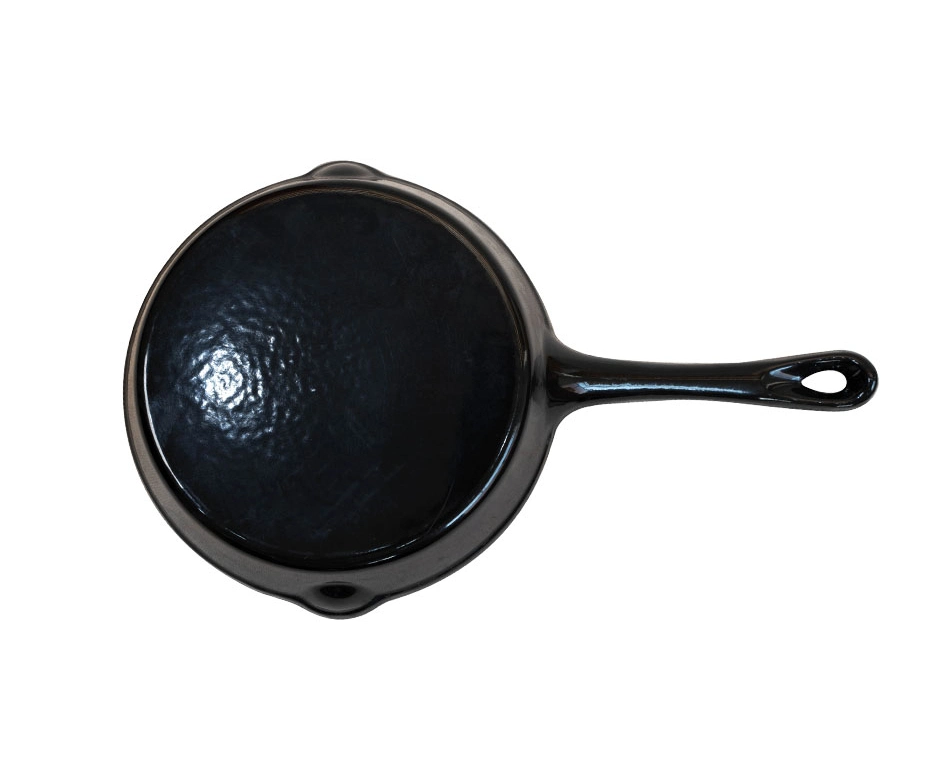 Factory Manufacture Cast Iron Enamel Cookware Fry Pan Skilliet with Handle