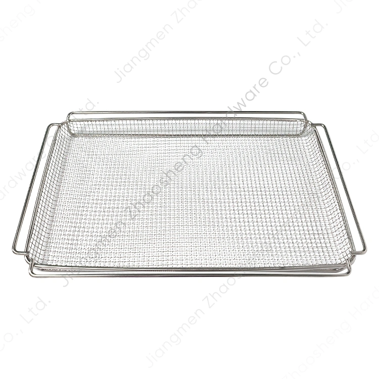 Commercial in Wall Oven Air Frying French Fries Baking Tray Roast Stainless Steel Air Fry Mesh Basket