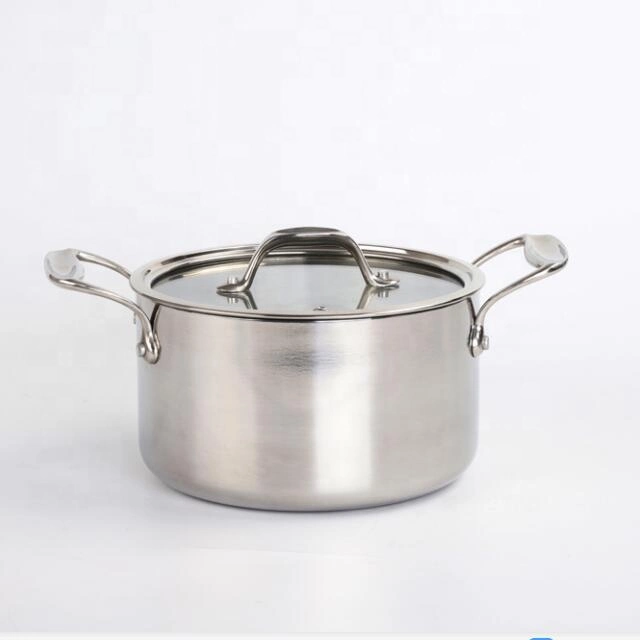 China Factory Stainless Steel Cookware Sets 304ss/201ss Layer Cooking Pots