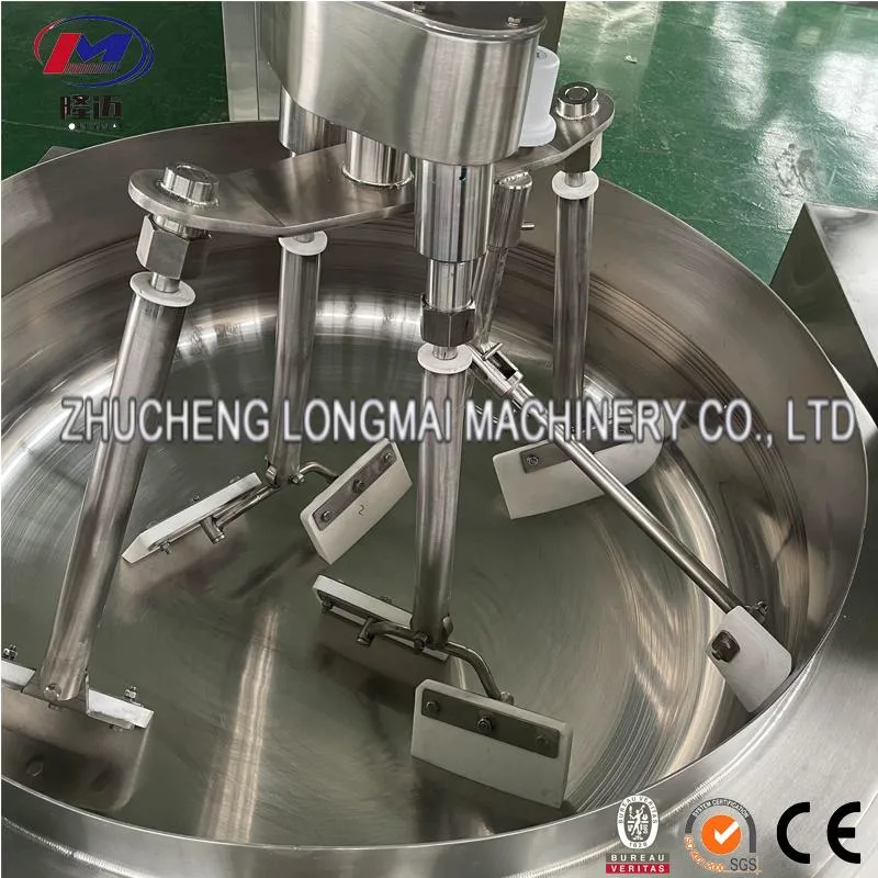 Automatic Tilting Jacketed Kettle/Gas Jacketed Cooking Wok/Planetary Stirring Pot with Agitators