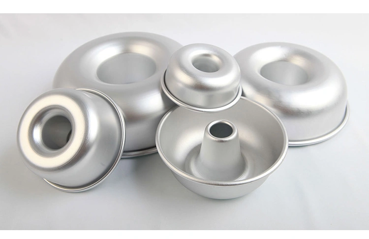 Multiple Sizes Aluminium Bundt Cake Baking Pan Big Donut Cake Ring Cake Baking Pan Tube Pan