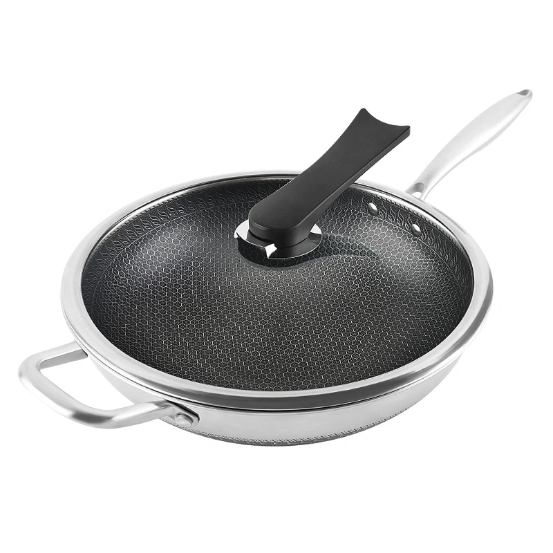 High Quantity Kitchen Stainless Steel Electric Frying Pan