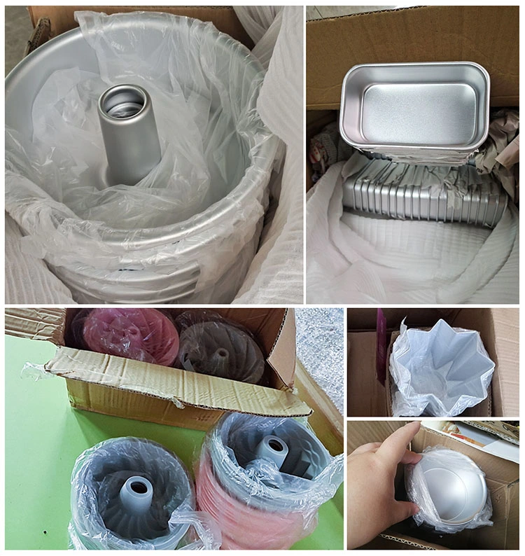 Multiple Sizes Aluminium Bundt Cake Baking Pan Big Donut Cake Ring Cake Baking Pan Tube Pan