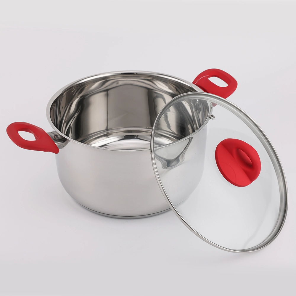 Wholesale Casserole Frying Pan Cooking Pot Stainless Steel Cookware Set