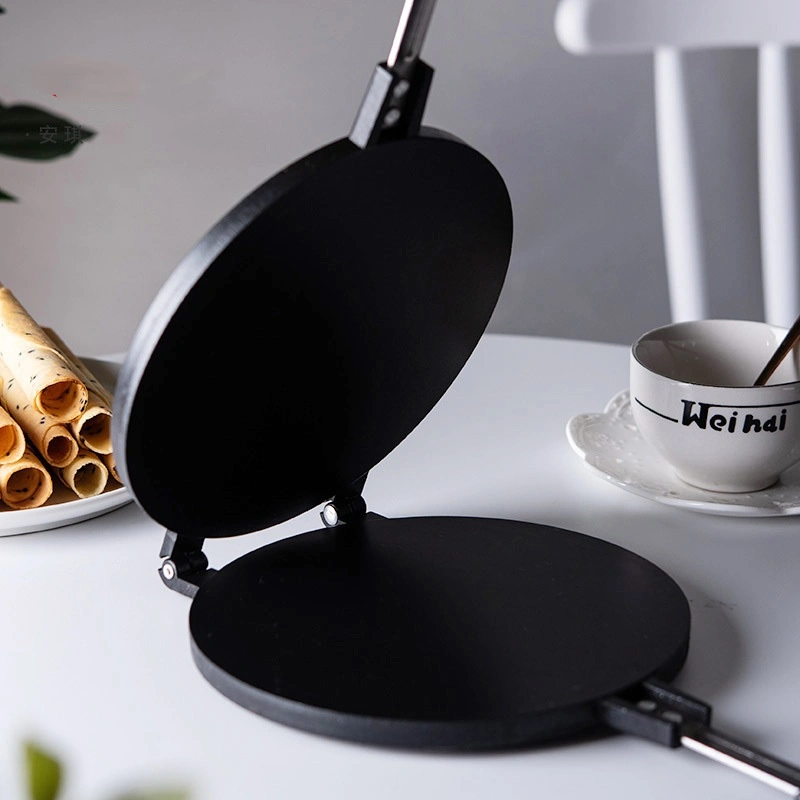 Non-Stick Egg Rolls Pan Stovetop Crepe Maker Ice Cream Cone Maker Pan Pancake Press Pan Cooking Tool Esg16850