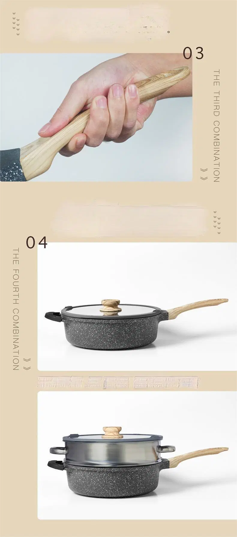 Maifan Stone Non-Stick Wok-Omelet Pan