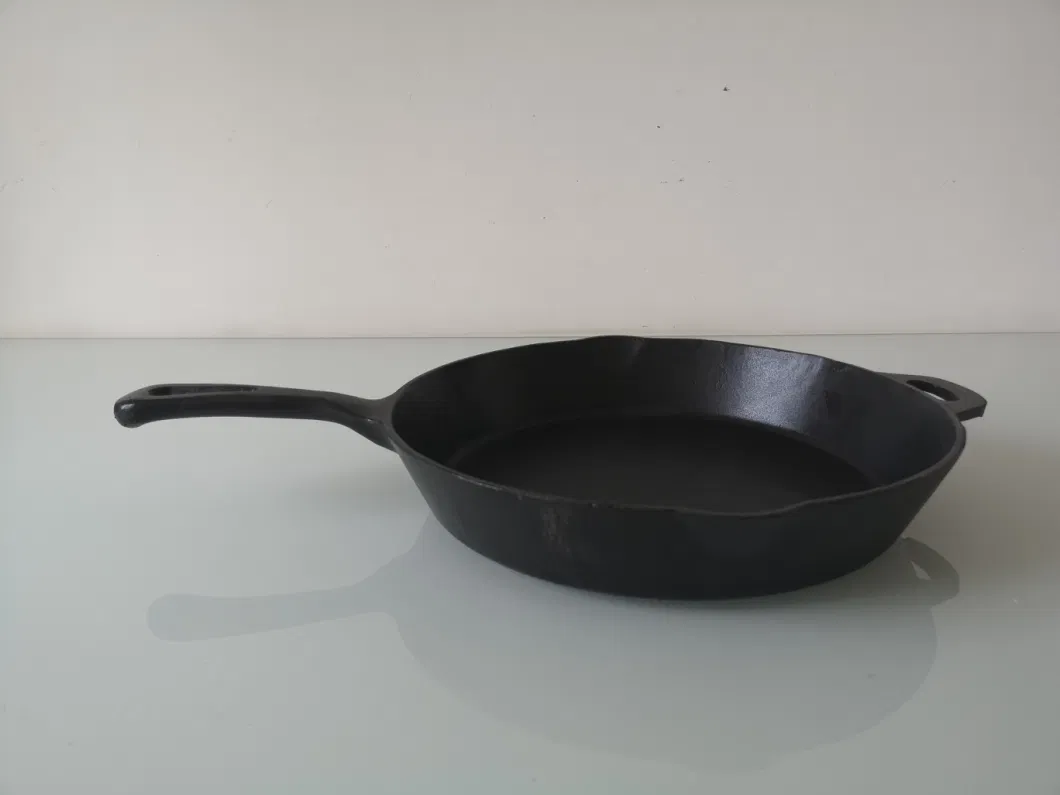 Cast Iron Skillet for Kitchen and for Outdoor BBQ Picnic Camping