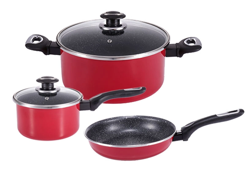 Enamel Nonstick Cooking Pot Nonstick Granite Cookware Set Enamel Non Stick Frying Pan