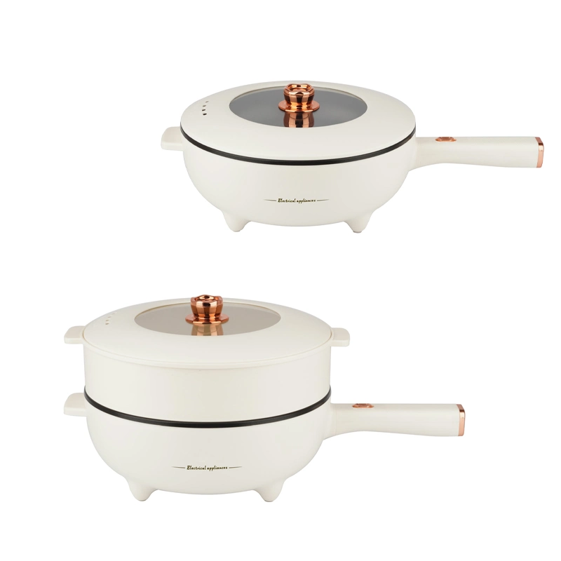 High Quality Mini Electric Cooker Portable Electric Multifunctional Pan Non-Stick Cookware 2L Small Capacity Frying Pan