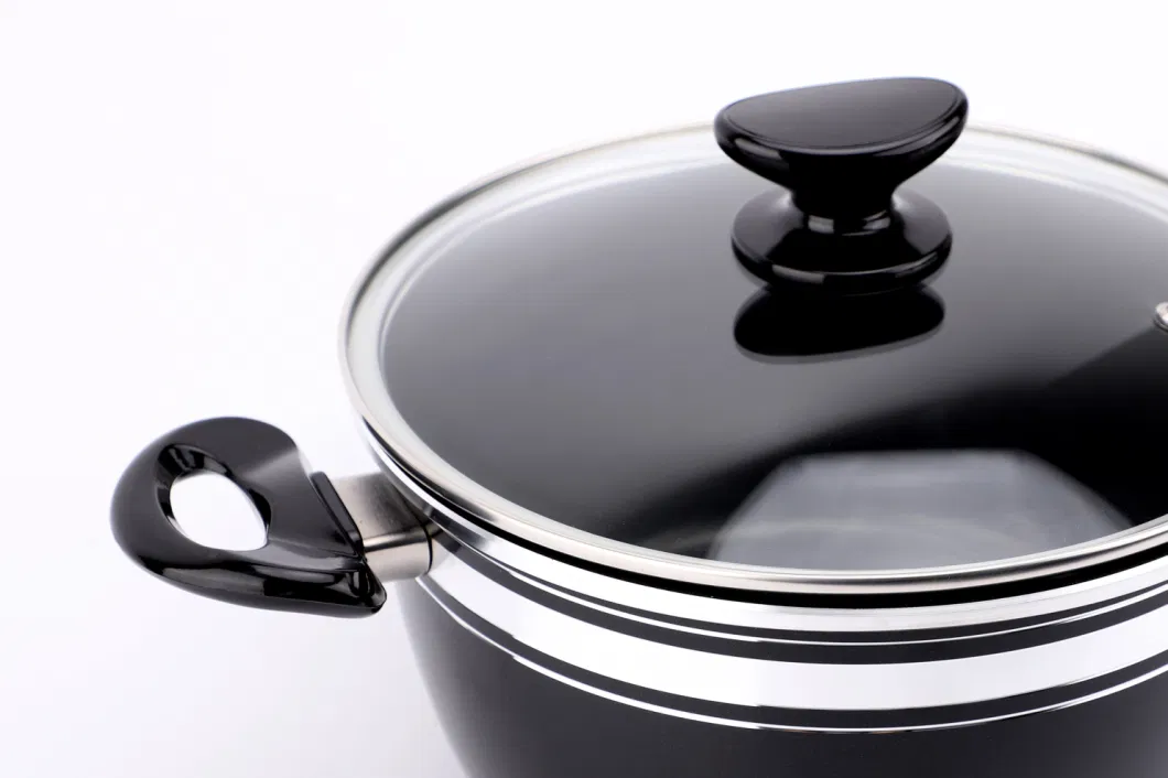Modern Type Non-Stick Cooking Pot and Pans with Bakelite Handle