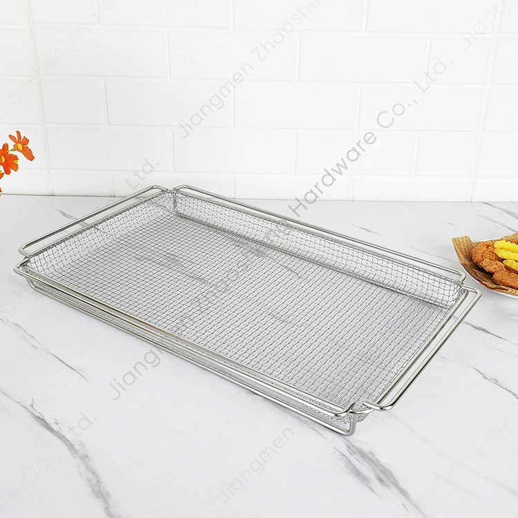 Commercial in Wall Oven Air Frying French Fries Baking Tray Roast Stainless Steel Air Fry Mesh Basket