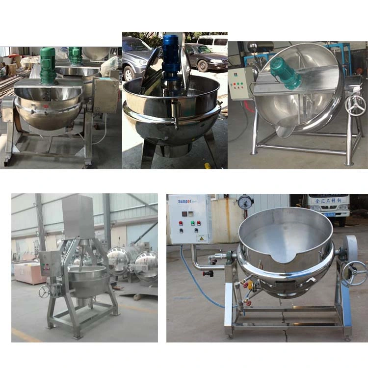 Food Processing Equipment Stainless Steel Pot Planetary Frying Pan