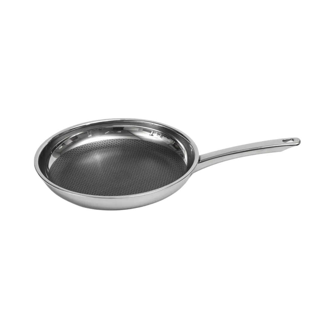 Hot Sales Stainless Steel Cookware Nonstick Y Shape Coating 28cm Frying Pan