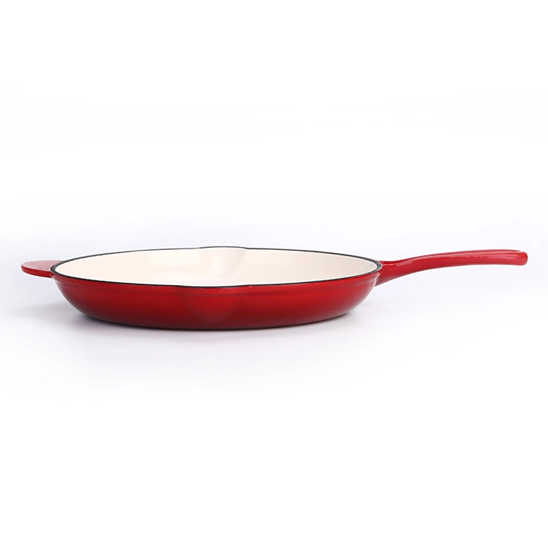 Enamel Cast Iron Fry Pan Skillet