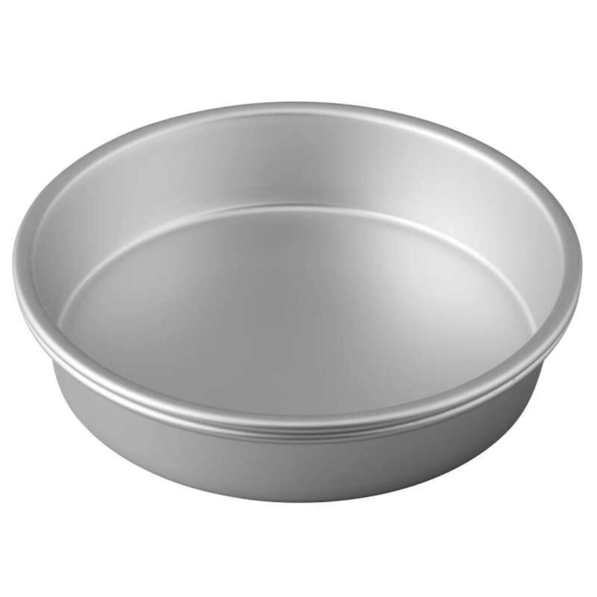 Round Carbon Steel Non-Stick Coated Cake Mould Multifunctional Baking Tray