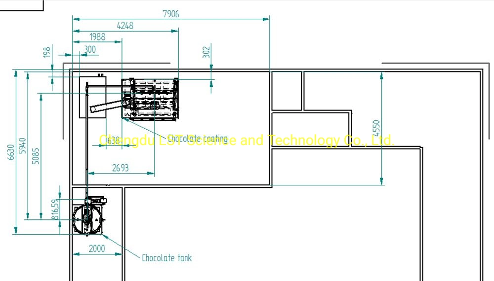 1250mm 1500mm Big Chocolate Coating Pan