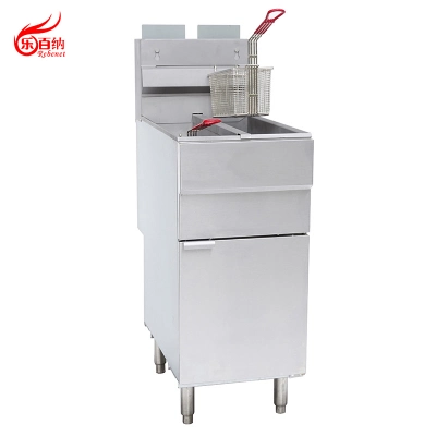 China Manufacturer Commercial Gas Turkey Deep Fat French Fries Chicken Fish Chips Fryer ETL Listed (GF90)