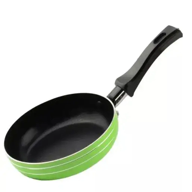 14cm Small Size Aluminum Induction Mini Frying Pan Nonstick Fry Pan for Egg Pancake Skillet with Stay Cool Handle