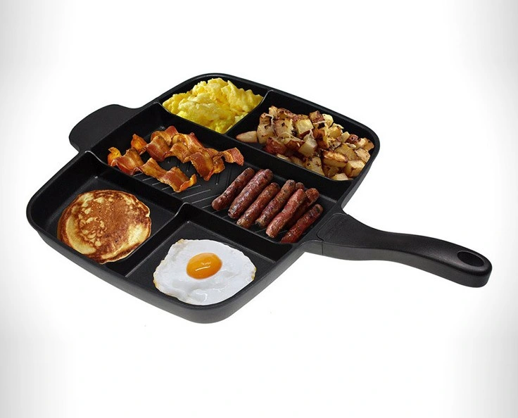 5 in 1 Magic Pan Innovative Cookware Non-Stick Frying Egg Pan