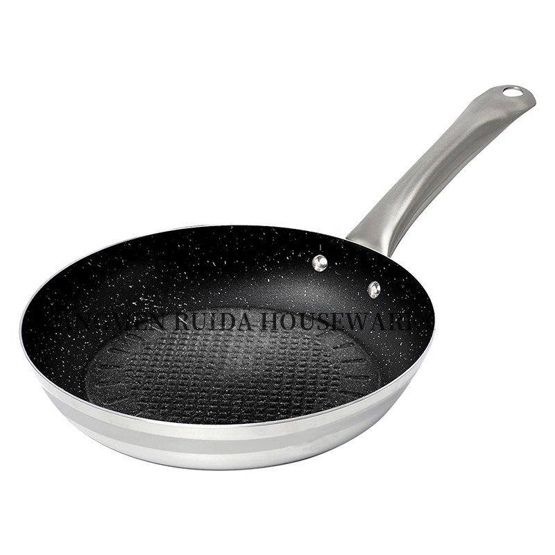 Full Size Frypan Stainless Steel Pan Induction Non-Stick Fry Kitchen Nonstick Frying Pan