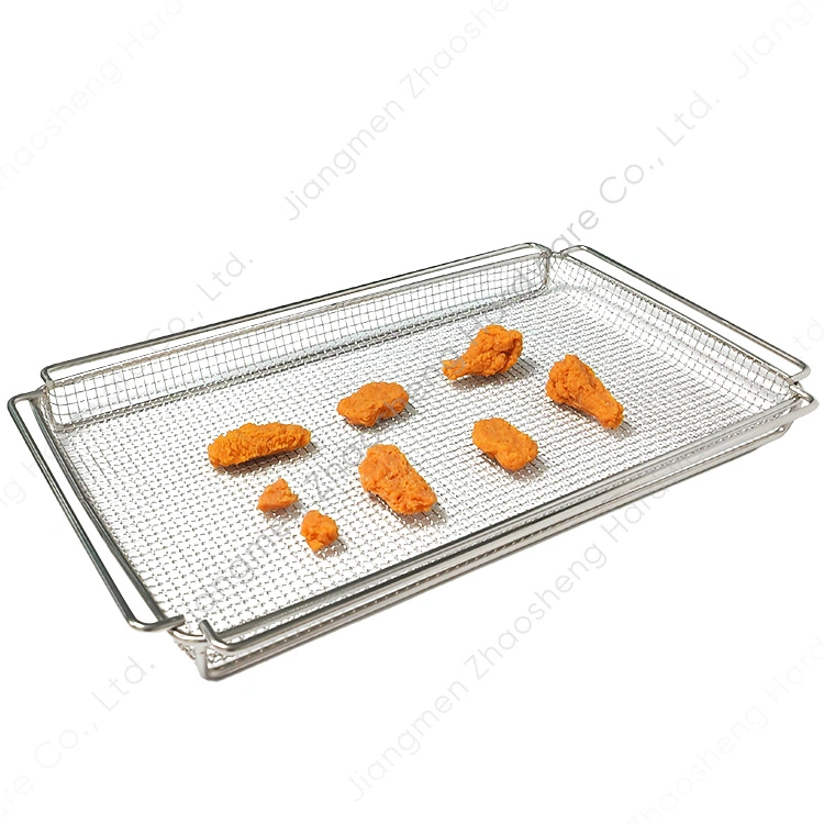 Commercial in Wall Oven Air Frying French Fries Baking Tray Roast Stainless Steel Air Fry Mesh Basket