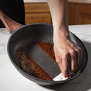 Nonstick Frying Pan Skillet, Swiss Granite Coating Omelette Pan