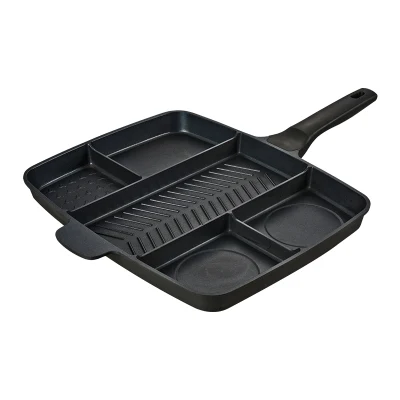Magic Pan 5 in 1, biscotti innovativi, frittura di uova senza bastone Panoramica