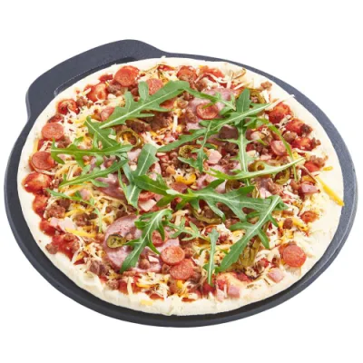 Teglia da pizza a gas Stovetop Roti in ghisa, pietra da forno piatta