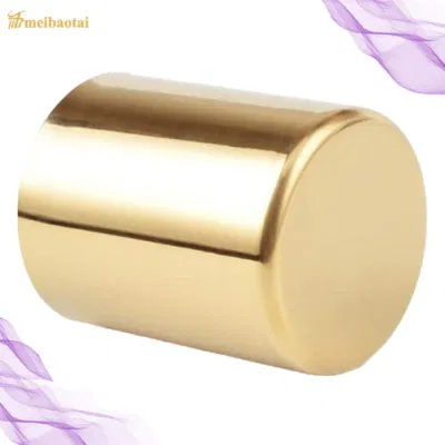 Supporto per piantatrice decorativo in acciaio inox con design lucido dorato in PVD Giardino fiore Pot