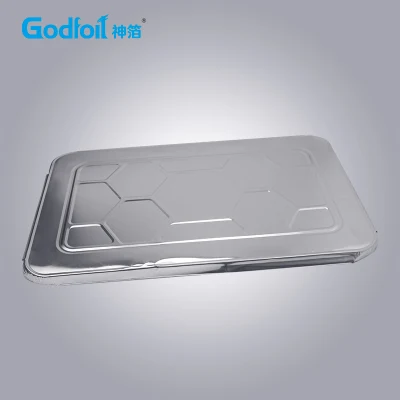 Contenitori in alluminio Lid in alluminio Lid a cupola per monouso Steam Take Pan da Godfoil